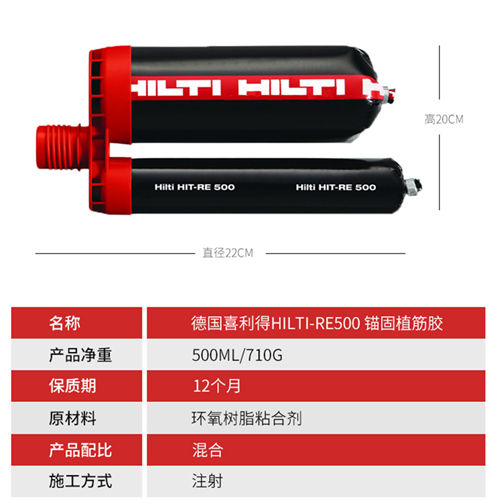 喜利得植筋膠參數 喜利得植筋膠參數